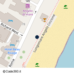 Posizione della concessione balneare Comune di Alassio, A. 2012, N. 02