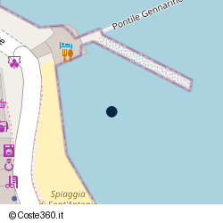 Posizione della concessione demaniale marittima Comune di Ponza, A. 2021, N. 2182