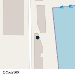 Posizione della concessione demaniale marittima Autorità Portuale di Mar Tirreno Centrale, A. 2025, N. 91