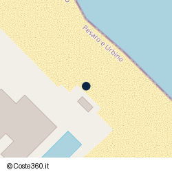 Posizione della concessione balneare Comune di Pesaro, A. 2009, N. 33260