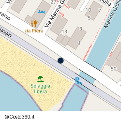 Posizione della concessione demaniale marittima Comune di Chiavari, A. 2025, N. 16