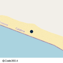 Posizione della concessione balneare Comune di Isola Di Capo Rizzuto, A. 2025, N. 026