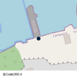 Posizione della concessione demaniale marittima Comune di Sorrento, A. 2012, N. 10