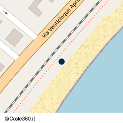 Posizione della concessione demaniale marittima Comune di Pietra Ligure, A. 2010, N. 2605