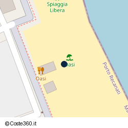 Posizione della concessione balneare Comune di Porto Recanati, A. 2011, N. 08