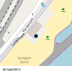 Posizione della concessione demaniale marittima Comune Loano, A. 2026, N. 1852
