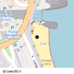 Posizione della concessione balneare Comune di Arenzano, A. 2025, N. 1005