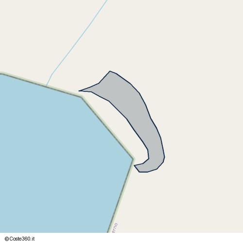 Posizione della spiaggia Spiaggia nei pressi di Strada Statale Amalfitana 5, Praiano, 84010