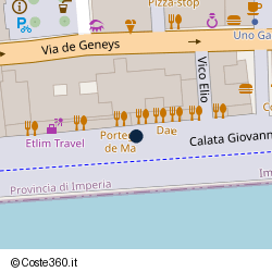 Posizione della concessione balneare Comune di Imperia, A. 2014, N. 11