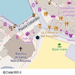 Posizione della concessione demaniale marittima Comune Camogli, A. 2025, N. 10