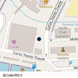 Posizione della concessione demaniale marittima Comune di San Remo, A. 2015, N. 15