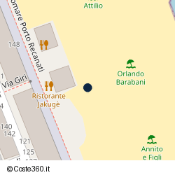 Posizione della concessione demaniale marittima Comune di Porto Recanati, A. 2010, N. 08