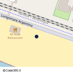 Posizione della concessione balneare Comune di Bordighera, A. 2022, N. 3702