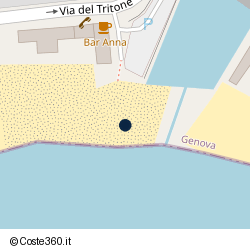 Posizione della concessione demaniale marittima Comune di Genova, A. 2017, N. 13