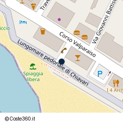 Posizione della concessione balneare Comune di Chiavari, A. 2024, N. 4