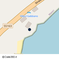 Posizione della concessione demaniale marittima Comune di Maiori, A. 2009, N. 06