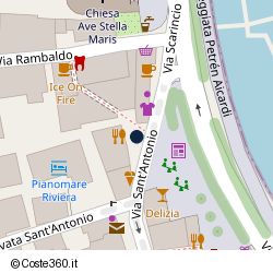 Posizione della concessione balneare Comune di Imperia, A. 2016, N. 8