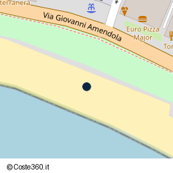 Posizione della concessione balneare Comune di Maiori, A. 2008, N. 01