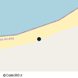 Posizione della concessione balneare Comune di San Nicola Arcella, A. 2014, N. 08