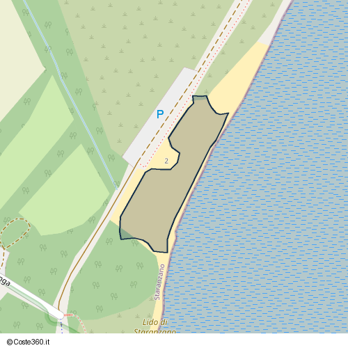 Posizione della spiaggia Spiaggia nei pressi di Staranzano, 34079