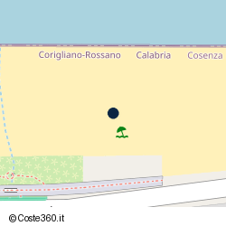 Posizione della concessione balneare Comune di Corigliano Rossano, A. 2010, N. 6