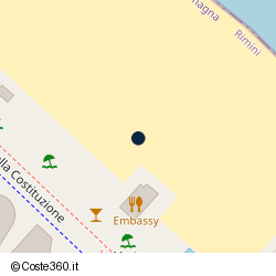 Posizione della concessione demaniale marittima Comune di Riccione, A. 2014, N. 339