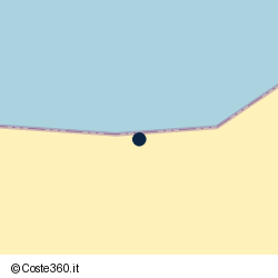 Posizione della concessione demaniale marittima Comune di Cattolica, A. 2024, N. 25