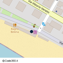 Posizione della concessione demaniale marittima Comune di Castiglione Della Pescaia, A. 2012, N. 9