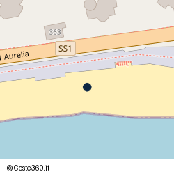 Posizione della concessione balneare Comune di Santa Marinella, A. 2023, N. 194