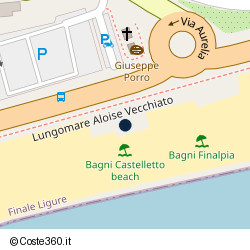 Posizione della concessione balneare Comune di Finale Ligure, A. 2005, N. 22