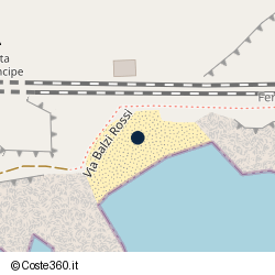 Posizione approssimativa di La Spiaggetta dei Balzi Rossi