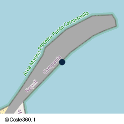 Posizione della concessione demaniale marittima Comune di Massa Lubrense, A. 2019, N. 211