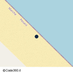 Posizione della concessione balneare Comune di Pesaro, A. 2013, N. 117