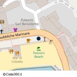 Posizione della concessione demaniale marittima Comune di Amalfi, A. 2011, N. 1