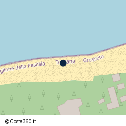 Posizione della concessione demaniale marittima Comune di Castiglione Della Pescaia, A. 2009, N. 16