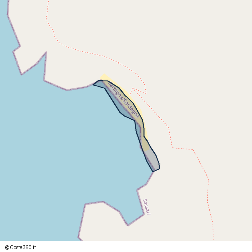 Posizione della spiaggia Spiaggia senza nome (localizzazione generica)