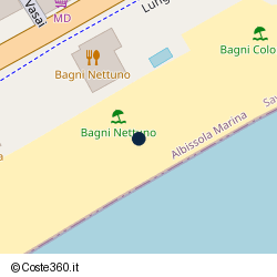 Posizione della concessione balneare Comune Albissola Marina, A. 2004, N. 6