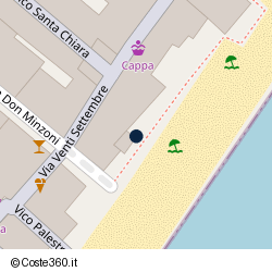 Posizione della concessione balneare Comune di Alassio, A. 2010, N. 14