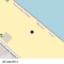 Posizione della concessione demaniale marittima Comune di Francavilla Al Mare, A. 2008, N. 43