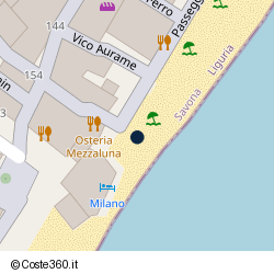 Posizione della concessione demaniale marittima Comune di Alassio, A. 2005, N. 46