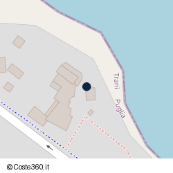 Posizione della concessione balneare Comune di Trani, A. 2025, N. 1