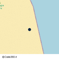 Posizione della concessione demaniale marittima Comune San Benedetto Del Tronto, A. 2014, N. 14