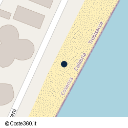 Posizione della concessione balneare Comune di Trebisacce, A. 2014, N. 2