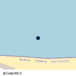 Posizione della concessione demaniale marittima Comune di Briatico, A. 2025, N. 12