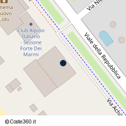Posizione della concessione balneare Comune di Forte Dei Marmi, A. 2005, N. 97