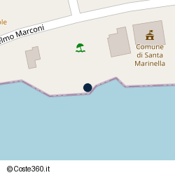 Posizione della concessione demaniale marittima Comune di Santa Marinella, A. 2009, N. 197