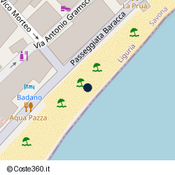 Posizione della concessione demaniale marittima Comune di Alassio, A. 2005, N. 84