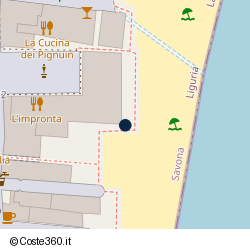 Posizione della concessione balneare Comune di Laigueglia, A. 2015, N. 1062