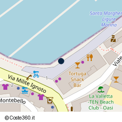 Posizione della concessione demaniale marittima Comune di Santa Margherita Ligure, A. 2025, N. 4