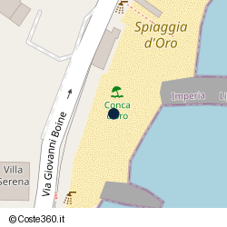 Posizione della concessione balneare Comune di Imperia, A. 2014, N. 103